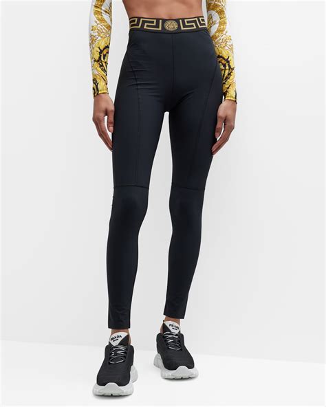 versace activewear|versace yoga leggings.